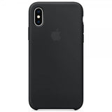 Apple Original iPhone X/Xs Silikonikotelo Musta
