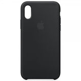 Apple Original iPhone X/Xs Silikonikotelo Musta