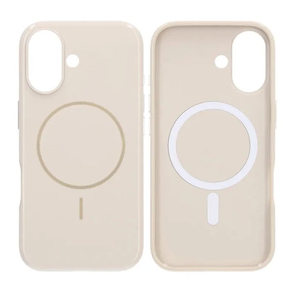 Rvelon iPhone 17 -kuori TPU MagSafe, beige
