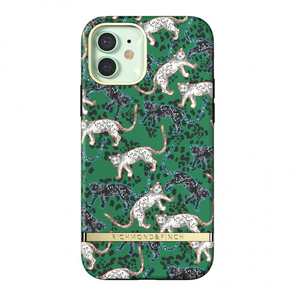 Richmond & Finch iPhone 12/iPhone 12 Pro Kuori Green Leopard