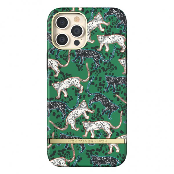 Richmond & Finch iPhone 12 Pro Max Kuori Green Leopard
