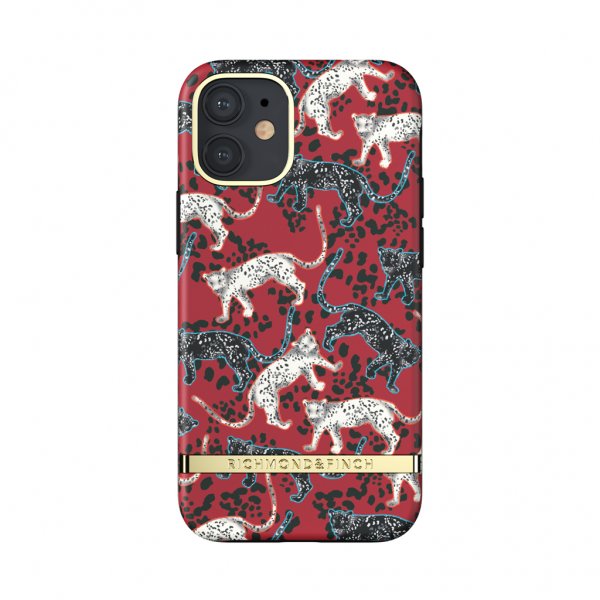 Richmond & Finch iPhone 12 Mini Kuori Samba Red Leopard