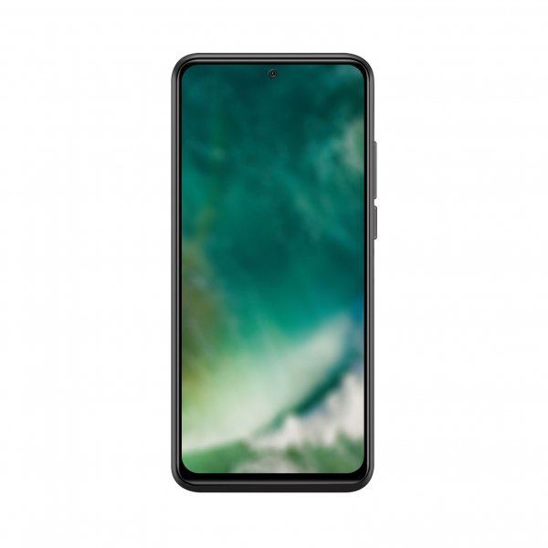 Xqisit Samsung Galaxy S22 Plus silikonisuojakuori, musta