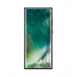 Xqisit Samsung Galaxy S22 Ultra silikonisuojakuori, musta