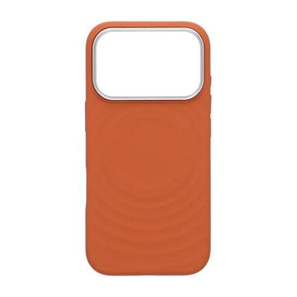 iPhone 17 Pro Max Silikonikuori MagSafe Oranssi