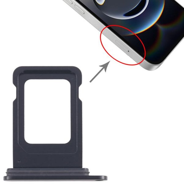 iPhone 16 SIM-korttipidike - Musta