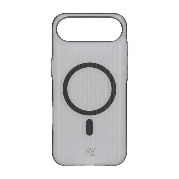 Rvelon iPhone Air -kuori, aaltoileva, MagSafe, musta