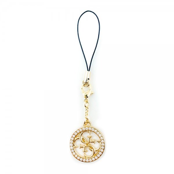 Guess 4G Metal Charm Rhinestones Kulta