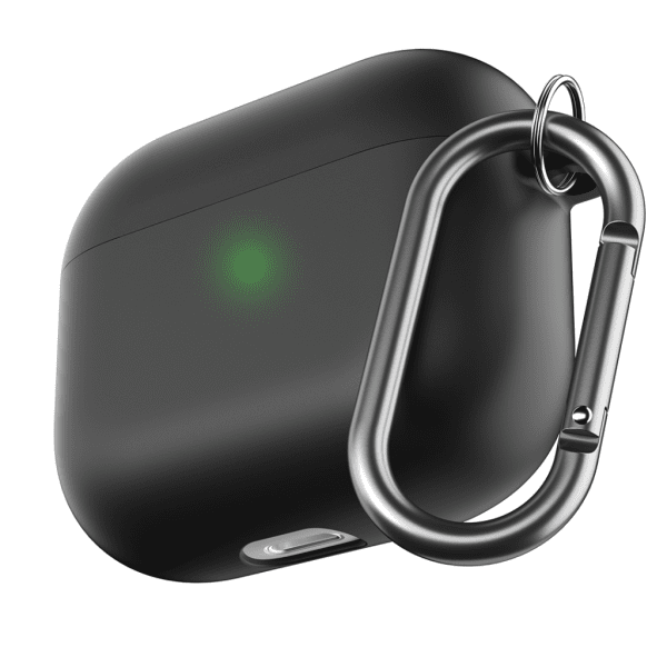 KeyBudz PodSkinz HyBridShell Series Airpods 3 -suojakuori, musta