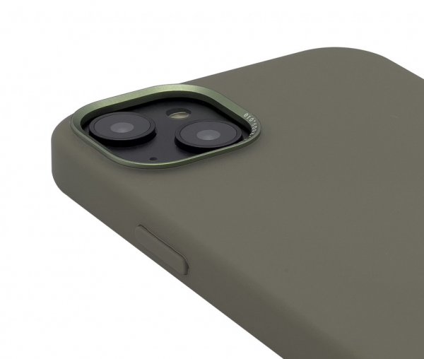 Decoded iPhone 14 Plus Silicone Backcover Oliivinvihreä
