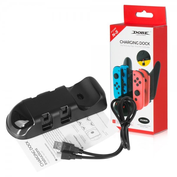 Dobe 5-in-1 Nintendo Switch -ohjaimen latausasema