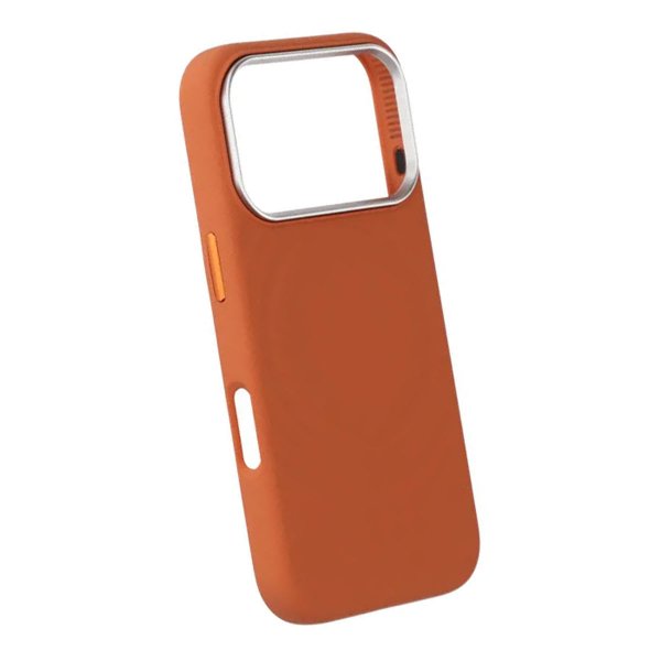 iPhone 17 Pro Silikonikuori MagSafe Oranssi