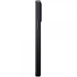 Xqisit iPhone 14 Pro Max -silikonikuori MagSafe, musta