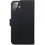Xqisit iPhone 12/iPhone 12 Pro Kotelo Slim Wallet Selection, musta