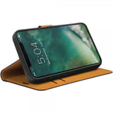Xqisit iPhone 12/iPhone 12 Pro Kotelo Slim Wallet Selection, musta
