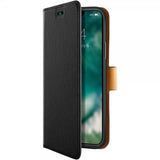 Xqisit iPhone 12/iPhone 12 Pro Kotelo Slim Wallet Selection, musta