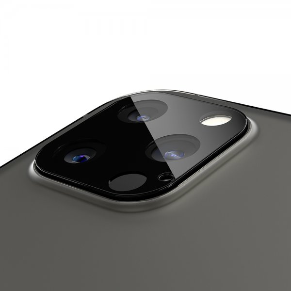 Spigen iPhone 12 Pro kamerasuojus GLAS.tR Optik 2 kpl, musta