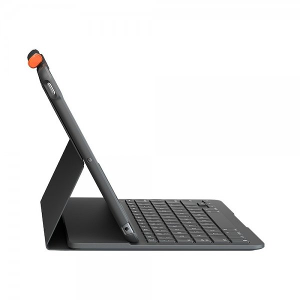 Logitech iPad 10.2 (7./8./9. sukupolvi) näppäimistökotelo Slim Folio, pohjoismainen harmaa