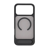 Rvelon iPhone 17 Pro Max -kuori jalustalla MagSafe Musta