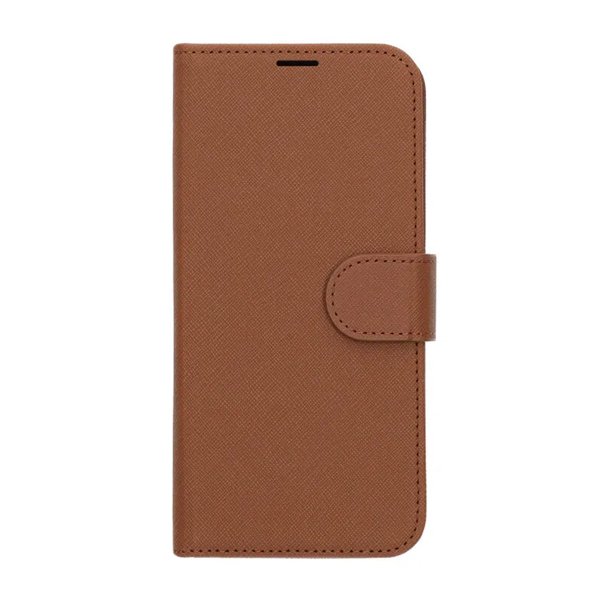 iPhone 17 Pro Max -suojakuori korttipaikalla ja jalustatoiminnolla, ruskea