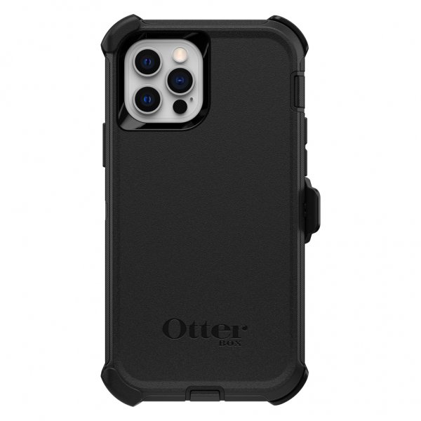 Otterbox iPhone 12/iPhone 12 Pro Suojakuori Defender Musta