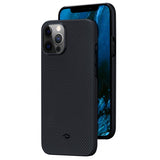 Pitaka iPhone 12 Pro -kuori Air Case, musta/harmaa twill