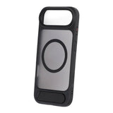 Rvelon iPhone Air -kuori jalustalla, musta