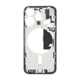 Keskikehys pikkutarvikkeineen iPhone 15 Prolle - Valkoinen titaani OEM