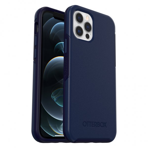 Otterbox iPhone 12/iPhone 12 Pro -kuori Symmetry Plus Navy Captain