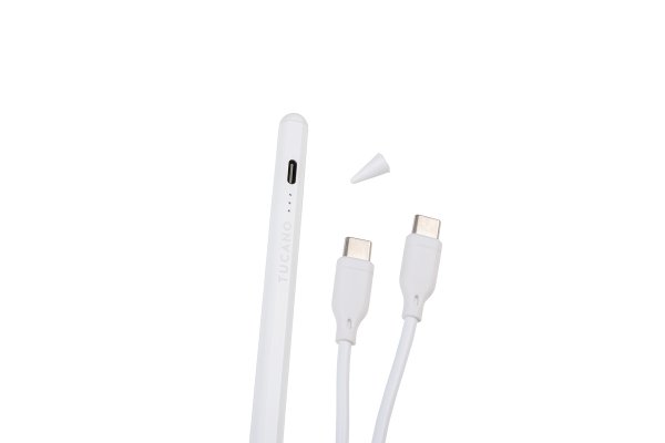 Tucano Stylus iPadille aktiivinen USB-C valkoinen