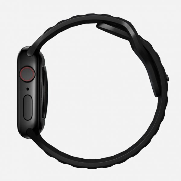 Nomad Apple Watch 44/45/46mm/Apple Watch Ultra ranneke Sport Band musta