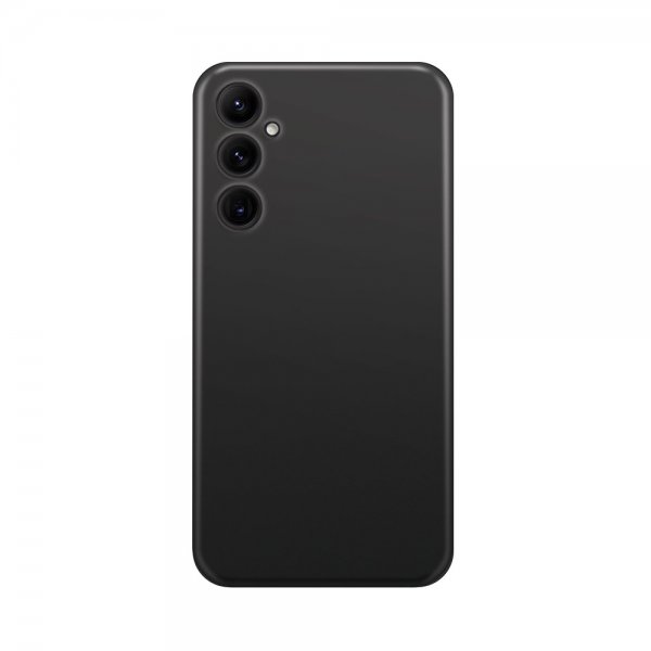 Xqisit Samsung Galaxy A34 5G kuori, silikonikotelo, musta