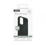 Xqisit Samsung Galaxy A34 5G kuori, silikonikotelo, musta