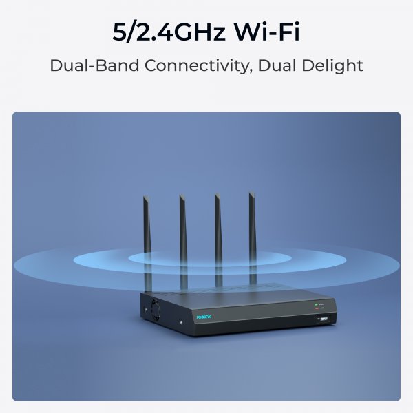 Reolink NVS12W (RLN12W) 12-kanavainen Wi-Fi 6 NVR -tallennin