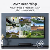 Reolink NVS16 (RLN16-410) 16-kanavainen PoE NVR