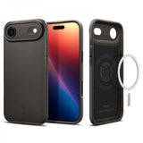 Spigen iPhone Air -kuori Thin Fit MagFit Gunmetal