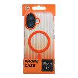 iPhone 17 Kuoret Korrugoitu MagSafe Oranssi