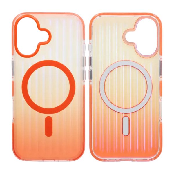 iPhone 17 Kuoret Korrugoitu MagSafe Oranssi