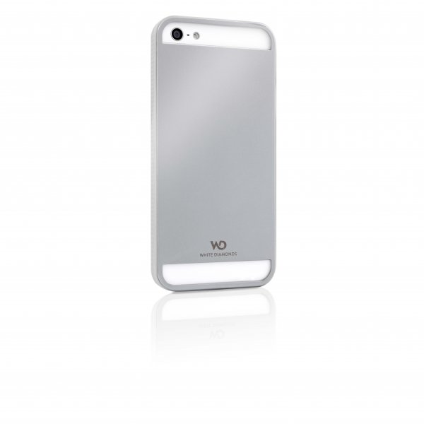 White Diamonds iPhone 5/5S/SE 2016 Kuori Metal Silver