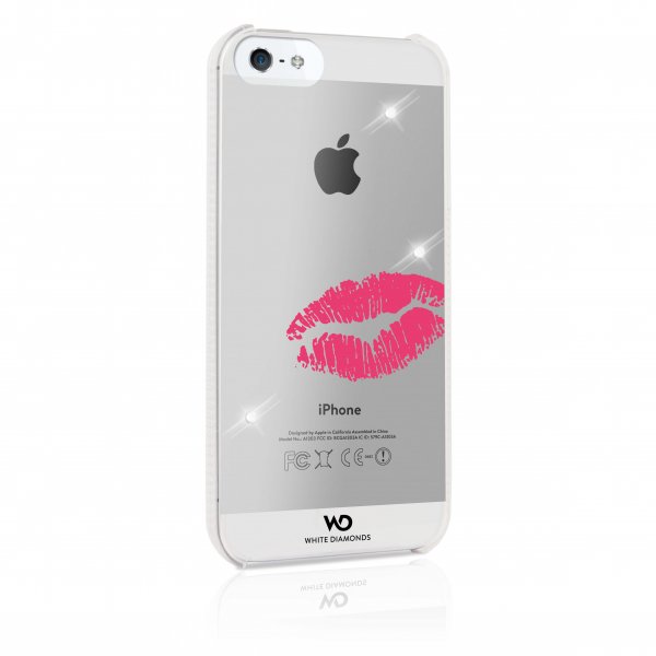 White Diamonds iPhone 5/5S/SE 2016 Kuori Lipstick Kiss