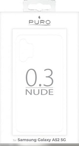 Puro Samsung Galaxy A52/A52s 5G -suojakuori Nude Transparent