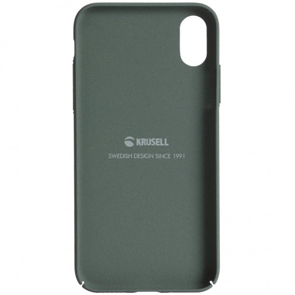 Krusell iPhone X/Xs -suojakuori Sandby Cover Moss
