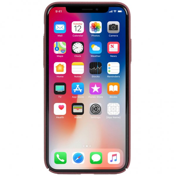 Krusell iPhone X/Xs -kuoret Sandby Cover Rust