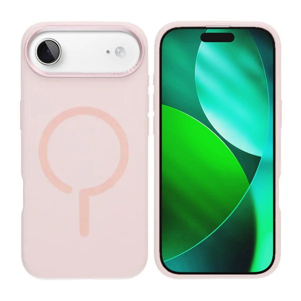 iPhone Air -kuori, kamerareunus, MagSafe, pinkki