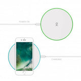 Xqisit Langaton Laturi Wireless Fast Charger 15W Valkoinen