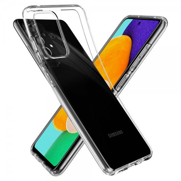 Spigen Samsung Galaxy A52/A52s 5G Liquid Crystal -suojakuori, kirkas