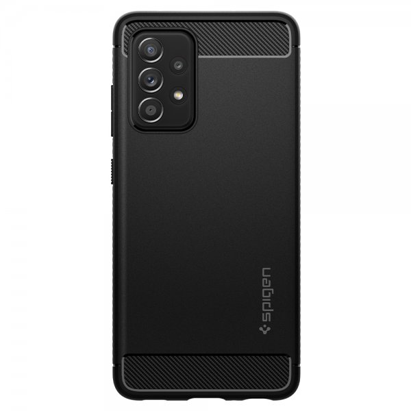 Spigen Samsung Galaxy A52/A52s 5G Suojakuori Rugged Armor Matte Black