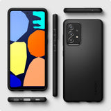 Spigen Samsung Galaxy A52/A52s 5G -suojakuori, Thin Fit, musta