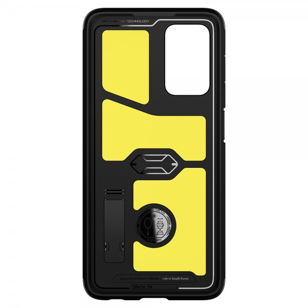 Spigen Samsung Galaxy A72 Tough Armor -suojakuori, musta