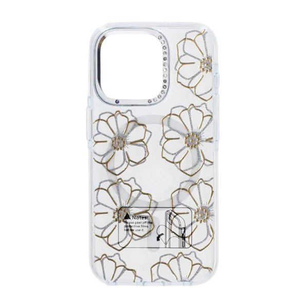 iPhone 16 Pro Kuori Kuvio MagSafe Kukat